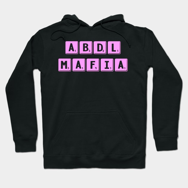 ABDL Mafia - Pink Hoodie by DiaperedFancy